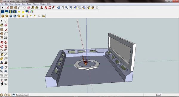 Creation of the bridge: Step 3